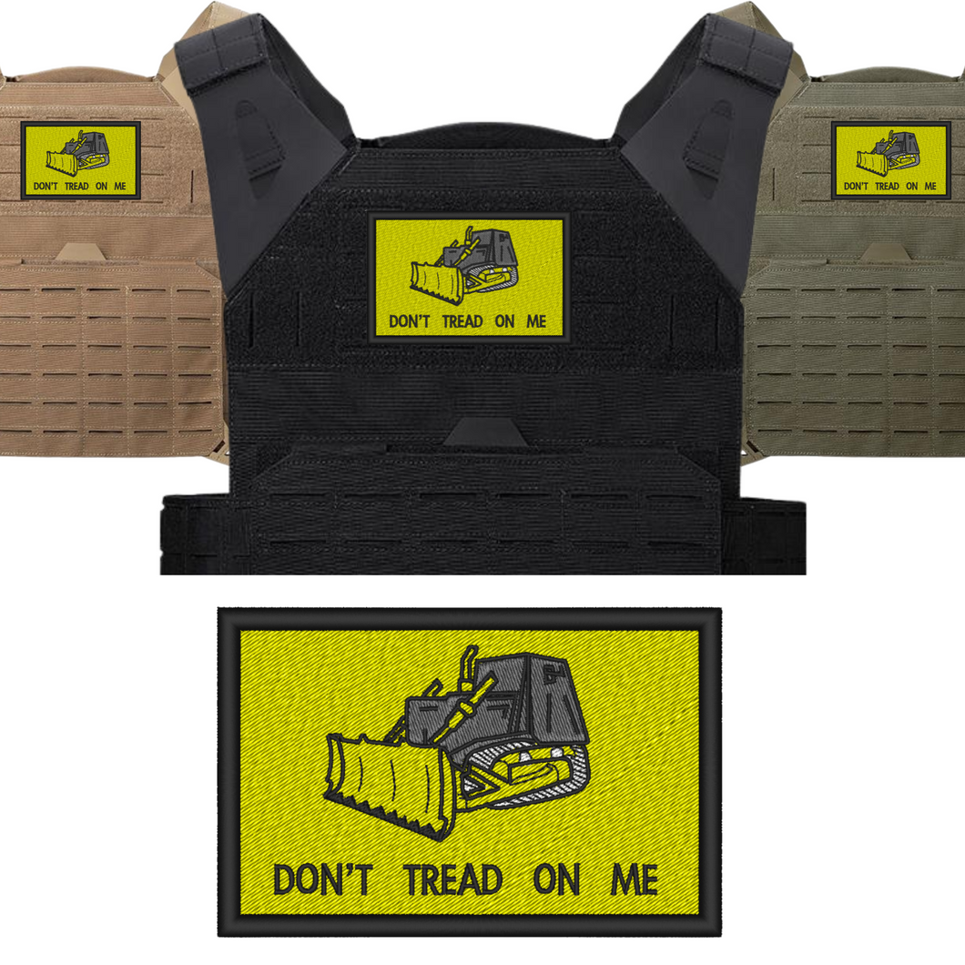 KillDozer 20th Anniversary Embroidered Plate Carrier Patch