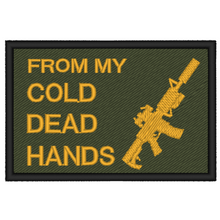 Load image into Gallery viewer, Cold Dead Hands Embroidered Plate Carrier Patch
