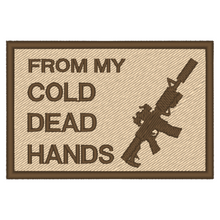 Load image into Gallery viewer, Cold Dead Hands Embroidered Plate Carrier Patch
