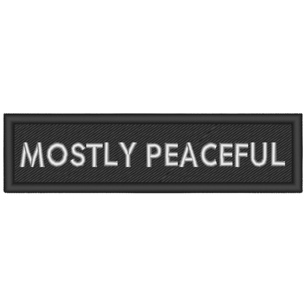 Mostly Peaceful Quick-Slide Sling Patch