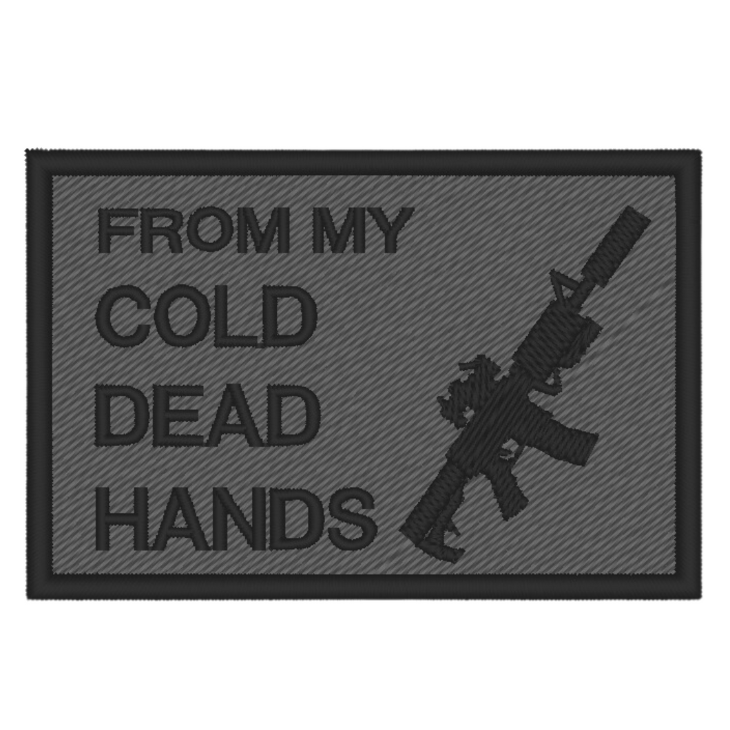 Cold Dead Hands Embroidered Plate Carrier Patch