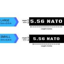 Load image into Gallery viewer, 5.56 NATO Ammo Can Decal (2 Pack)
