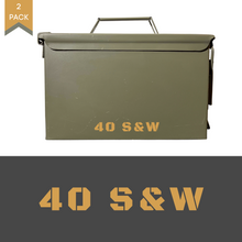 Load image into Gallery viewer, 40 S&amp;W Ammo Can Decal (2 Pack)
