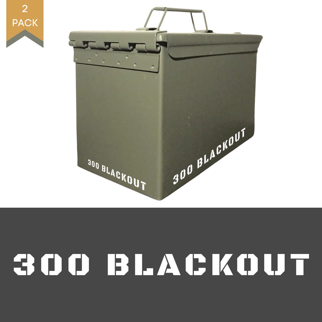 300 Blackout Ammo Can Decal (2 Pack)