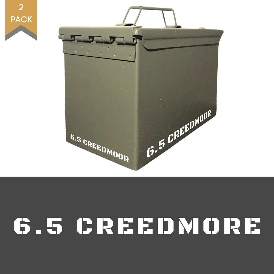 6.5 Creedmoor Ammo Can Decal (2 Pack)