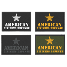 Load image into Gallery viewer, American Citizens Defense Embroidered Patch

