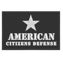 Load image into Gallery viewer, American Citizens Defense Embroidered Patch

