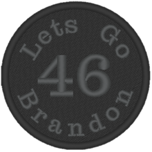 Load image into Gallery viewer, Lets Go Brandon Embroidered Patch

