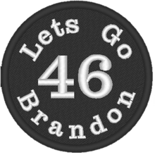 Load image into Gallery viewer, Lets Go Brandon Embroidered Patch

