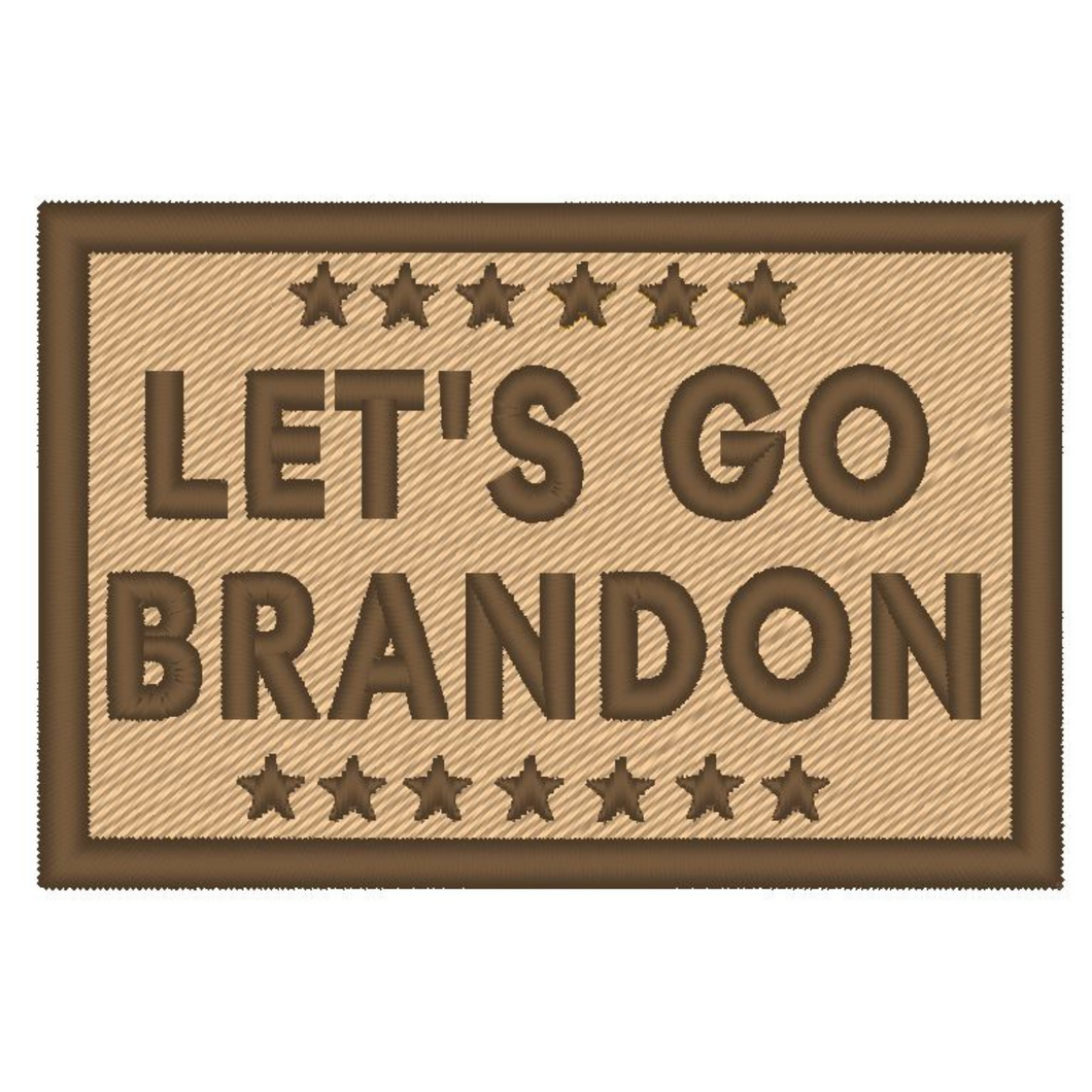 Let's Go Brandon Embroidered Patch