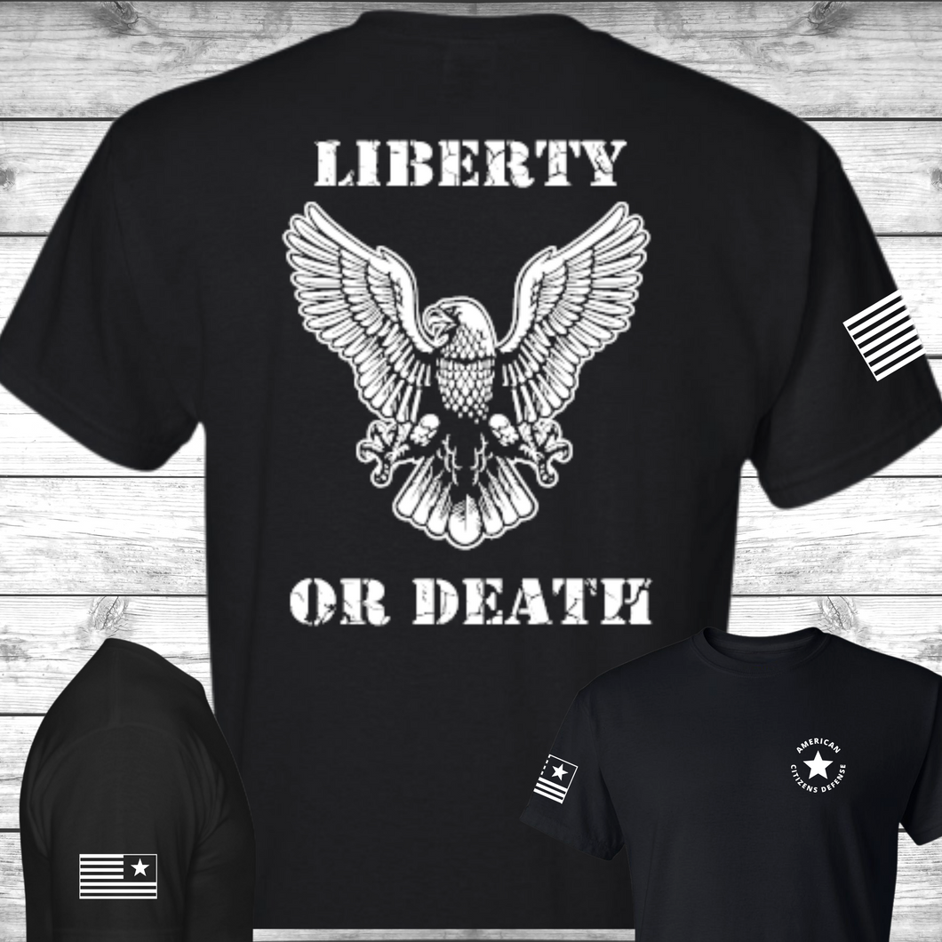 Liberty or Death Bald Eagle T-Shirt