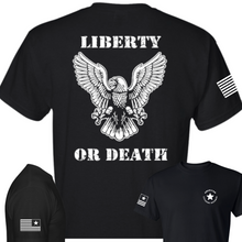 Load image into Gallery viewer, Liberty or Death Bald Eagle T-Shirt
