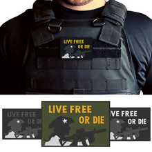Load image into Gallery viewer, Live Free or Die Embroidered Patch
