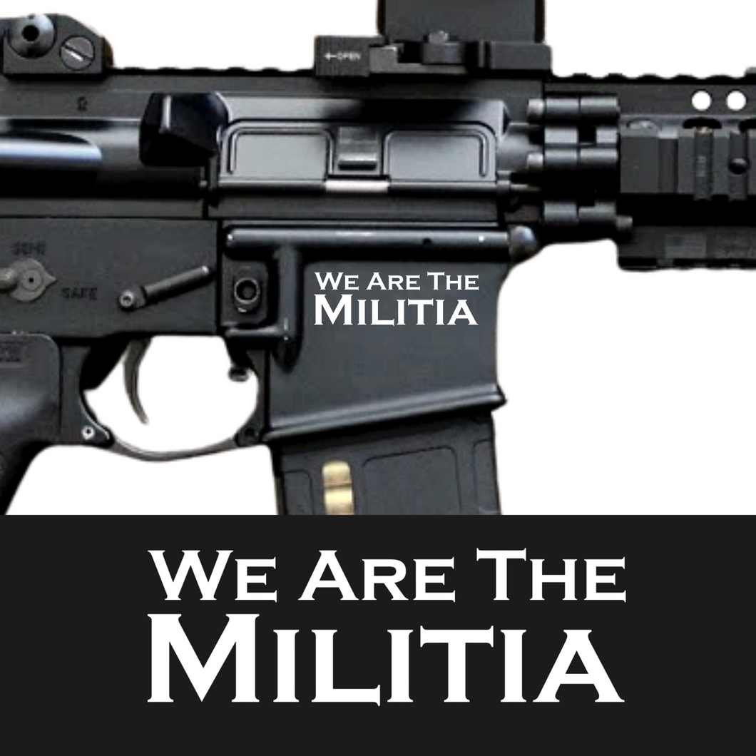 We Are the Militia AR Decal