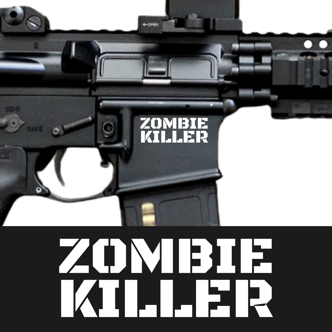 Zombie Killer AR Decal