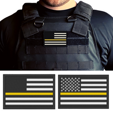 Load image into Gallery viewer, Thin Yellow Line Dispatch Embroidered Patch
