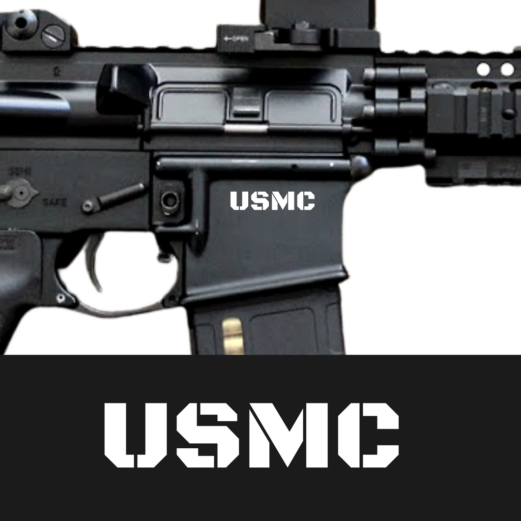 USMC AR Decal