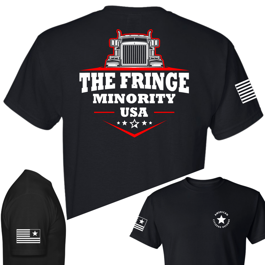 Fringe Minority Freedom Convoy Trucker T-Shirt