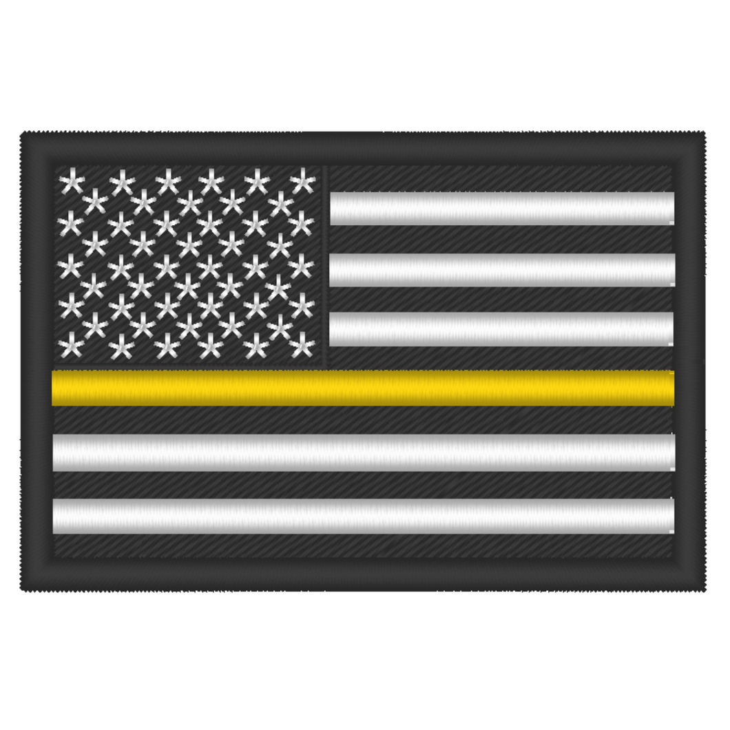 Thin Yellow Line Dispatch Embroidered Patch