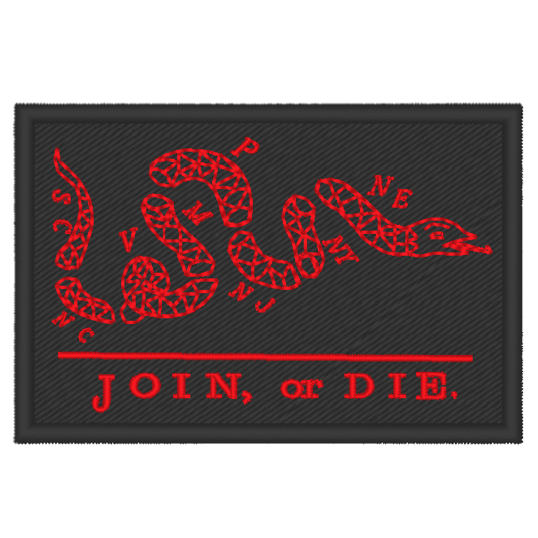 Join or Die - Embroidered Patch