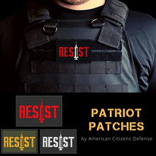 Load image into Gallery viewer, Resist 3x2 Embroidered Patch
