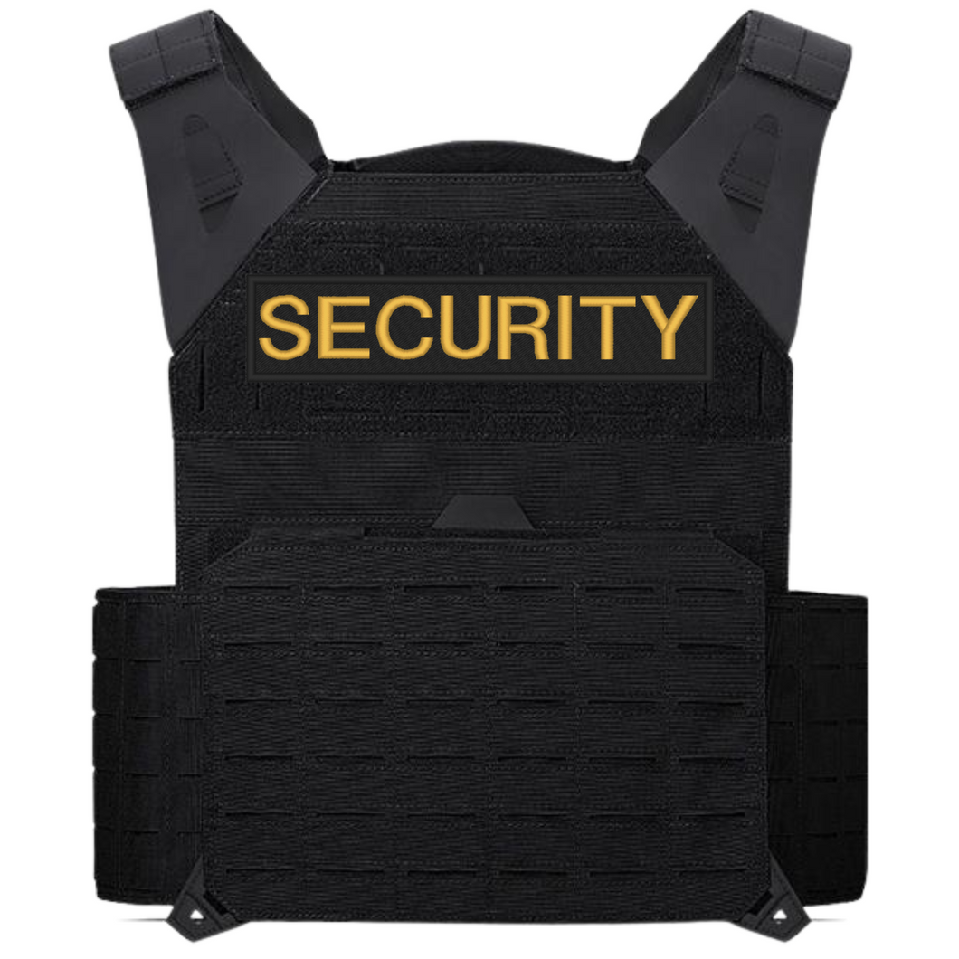 Security Embroidered Patch XL