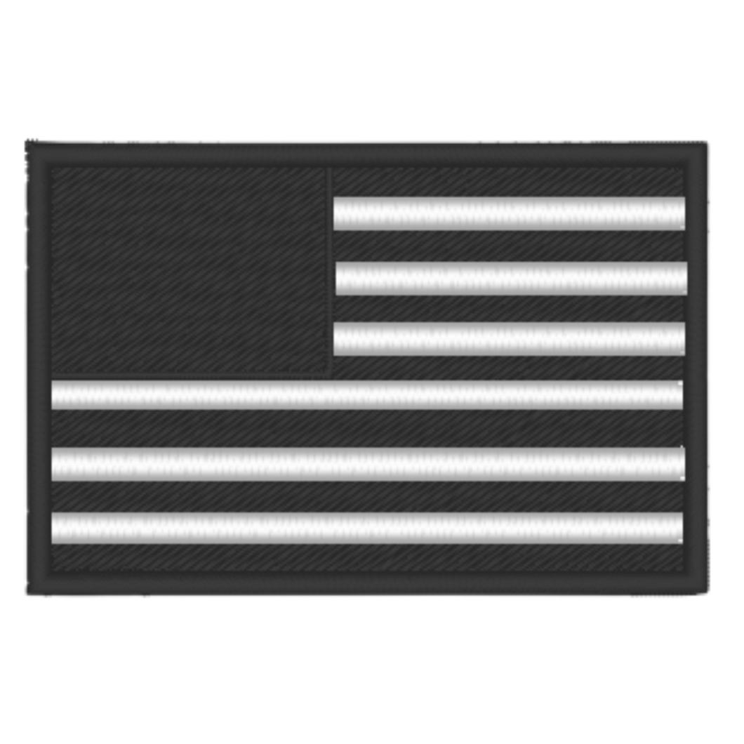 Modified Flag - No Stars - Embroidered Patch