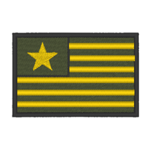 Load image into Gallery viewer, Single Star Flag Embroidered Patch
