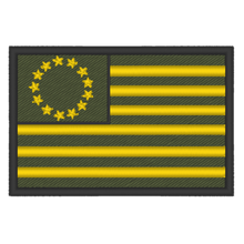 Load image into Gallery viewer, Modified Flag - 13 Stars Embroidered Patch
