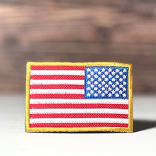 Load image into Gallery viewer, Reverse American Flag - Backwards Flag - Embroidered Plate Carrier Patch
